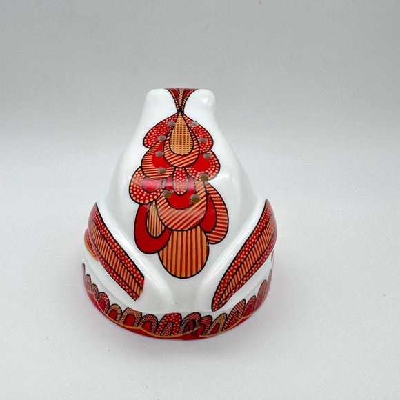 ELIZABETH ARDEN Ceramic Frog Pomander, Sachet Diffuser Red White Gold Vintage - Picture 3 of 6